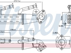 Radiator recirculare gaze de esapament NISSENS 989404 – FORD | AutoRival