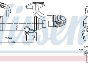 Radiator recirculare gaze de esapament NISSENS 989408 – FORD | AutoRival