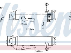 Radiator recirculare gaze de esapament NISSENS 989430 – FORD | AutoRival