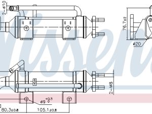 Radiator recirculare gaze de esapament NISSENS 989435 – FORD | AutoRival