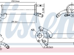 Radiator recirculare gaze de esapament NISSENS 989449 – FORD | AutoRival
