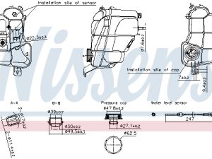 Vas de expansiune racire NISSENS 996294 – FORD | AutoRival