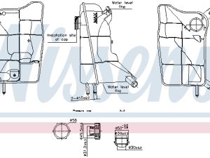 Vas de expansiune racire NISSENS 996304 – FORD | AutoRival
