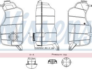 Vas de expansiune racire NISSENS 996329 – FORD | AutoRival
