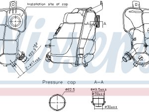 Vas de expansiune racire NISSENS 996337 – FORD | AutoRival