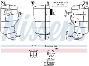 Vas de expansiune racire NISSENS 996338 – FORD | AutoRival