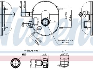 Vas de expansiune racire NISSENS 996423 – FORD | AutoRival