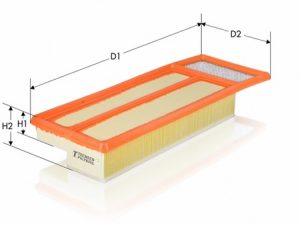 Filtru aer TECNECO FILTERS AR1451PM – FORD | AutoRival