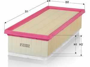 Filtru aer TECNECO FILTERS AR2050PMS – FORD | AutoRival