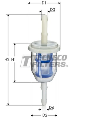 Filtru combustibil TECNECO FILTERS BN500 – FORD | AutoRival