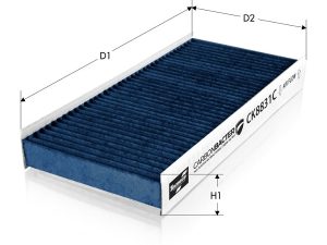 Filtru aer habitaclu TECNECO FILTERS CK8831C – FORD | AutoRival