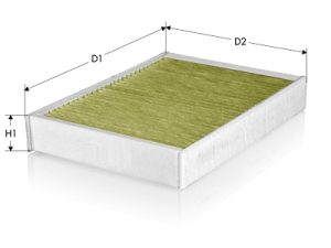Filtru aer habitaclu TECNECO FILTERS CKA1272 – FORD | AutoRival
