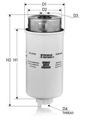 Filtru combustibil TECNECO FILTERS GS10223 – FORD | AutoRival