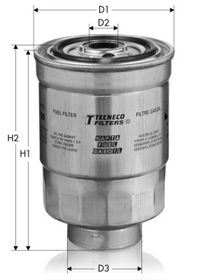 Filtru combustibil TECNECO FILTERS GS141 – FORD | AutoRival