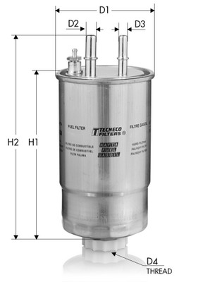 Filtru combustibil TECNECO FILTERS GS24/01 – FORD | AutoRival