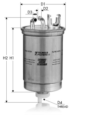 Filtru combustibil TECNECO FILTERS GS5937 – FORD | AutoRival
