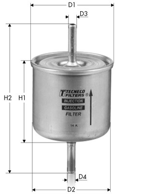 Filtru combustibil TECNECO FILTERS IN98 – FORD | AutoRival