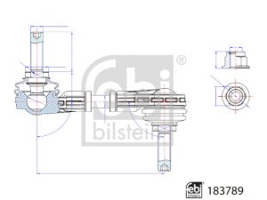 Bieleta antiruliu FEBI BILSTEIN 183789