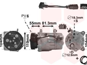 Compresor climatizare VAN WEZEL 0300K003 – FORD | AutoRival