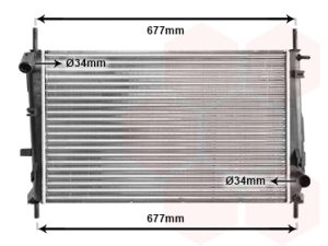Radiator racire motor VAN WEZEL 18002165 – FORD | AutoRival