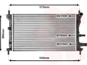 Radiator racire motor VAN WEZEL 18002218 – FORD | AutoRival