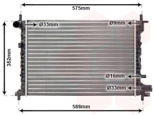 Radiator racire motor VAN WEZEL 18002219 – FORD | AutoRival