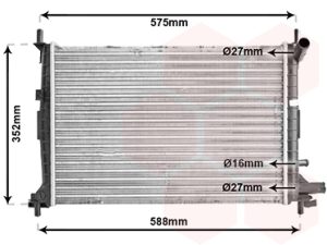Radiator racire motor VAN WEZEL 18002220 – FORD | AutoRival