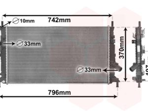 Radiator racire motor VAN WEZEL 18002370 – FORD | AutoRival