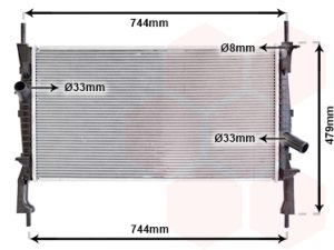 Radiator racire motor VAN WEZEL 18002404 – FORD | AutoRival