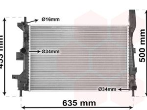Radiator racire motor VAN WEZEL 18002578 – FORD | AutoRival