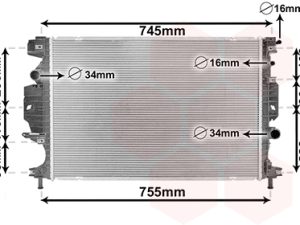 Radiator racire motor VAN WEZEL 18002642 – FORD | AutoRival