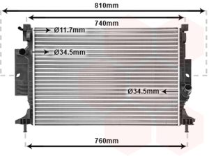 Radiator racire motor VAN WEZEL 18002643 – FORD | AutoRival