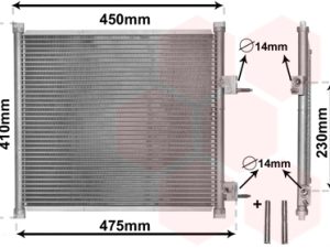 Condensator climatizare VAN WEZEL 18005262 – FORD | AutoRival