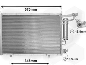 Condensator climatizare VAN WEZEL 18005615 – FORD | AutoRival