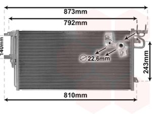 Condensator climatizare VAN WEZEL 18005617 – FORD | AutoRival