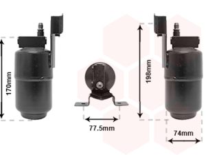 Uscator aer conditionat VAN WEZEL 1800D296 – FORD | AutoRival