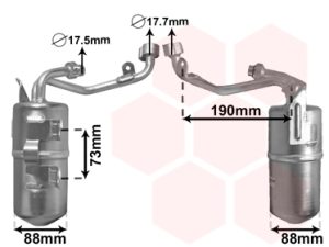 Uscator aer conditionat VAN WEZEL 1800D387 – FORD | AutoRival
