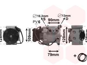 Compresor climatizare VAN WEZEL 1800K105 – FORD | AutoRival