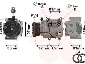 Compresor climatizare VAN WEZEL 1800K171 – FORD | AutoRival