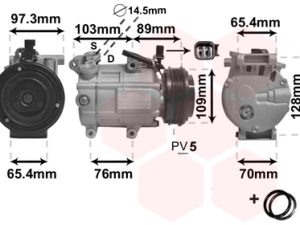 Compresor climatizare VAN WEZEL 1800K391 – FORD | AutoRival