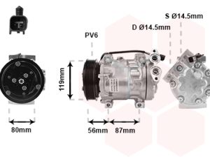 Compresor climatizare VAN WEZEL 1800K393 – FORD | AutoRival