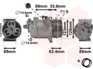 Compresor climatizare VAN WEZEL 1800K433 – FORD | AutoRival