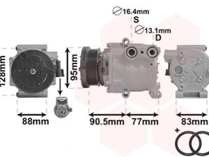 Compresor climatizare VAN WEZEL 1800K434 – FORD | AutoRival