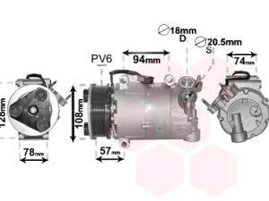 Compresor climatizare VAN WEZEL 1800K482 – FORD | AutoRival