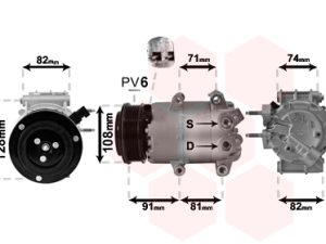 Compresor climatizare VAN WEZEL 1800K498 – FORD | AutoRival