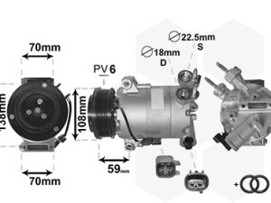 Compresor climatizare VAN WEZEL 1800K586 – FORD | AutoRival