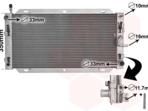 Radiator racire motor VAN WEZEL 1800M388 – FORD | AutoRival