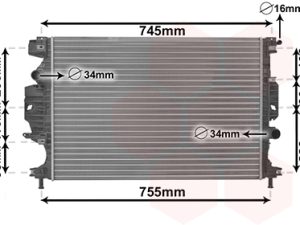 Radiator racire motor VAN WEZEL 18012713 – FORD | AutoRival