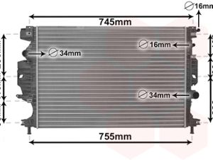 Radiator racire motor VAN WEZEL 18012716 – FORD | AutoRival