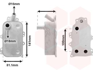Radiator ulei motor VAN WEZEL 18013720 – FORD | AutoRival